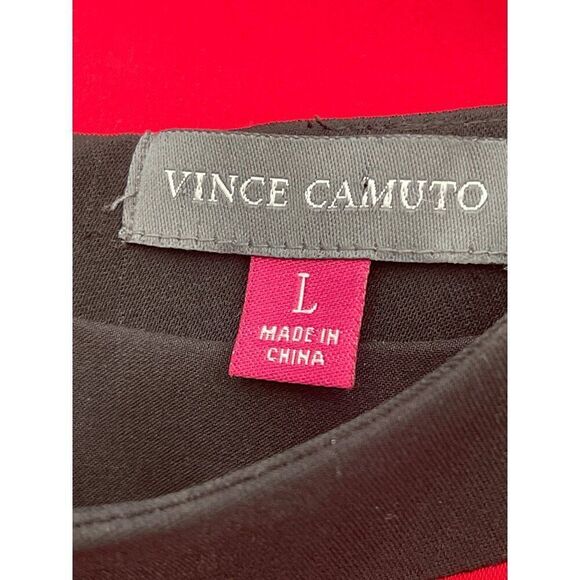 Vince Camuto Women Sleeveless Pocketed Color Block Dress Size L - Picture 11 of 11